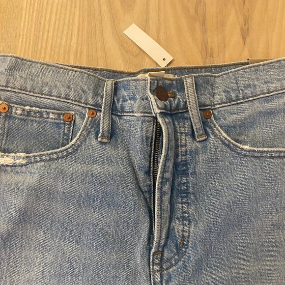 New - 26 Madewell The Perfect Vintage Jean in Grandbay Wash: Destructed Edition - Picture 4 of 5